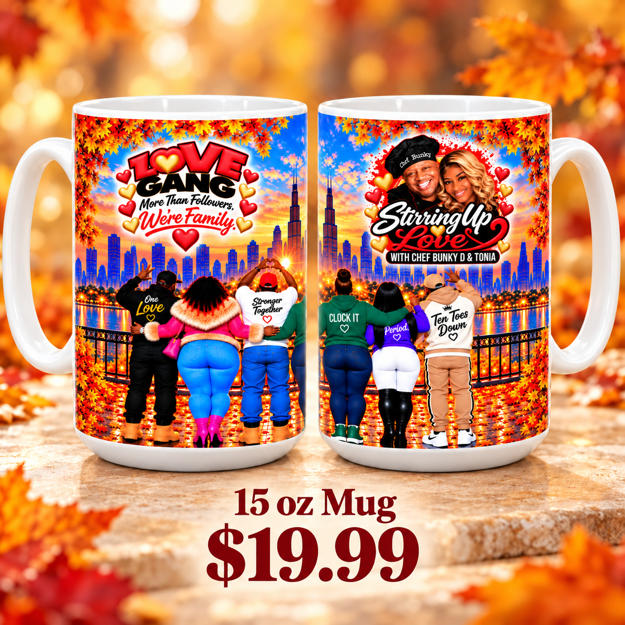 Love Gang “We’re Family” 15 oz Mug ❤️