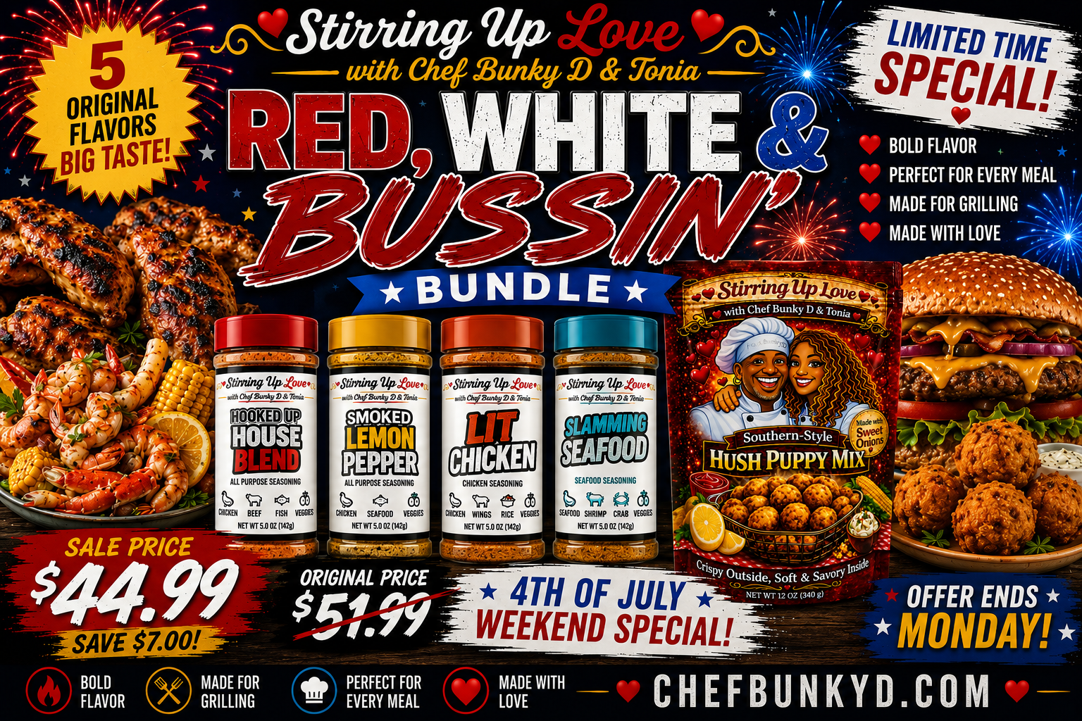 Red, White & Bussin’ Bundle – Limited Time Special