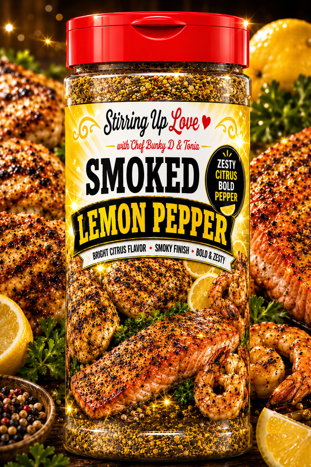 Smoked Lemon Pepper