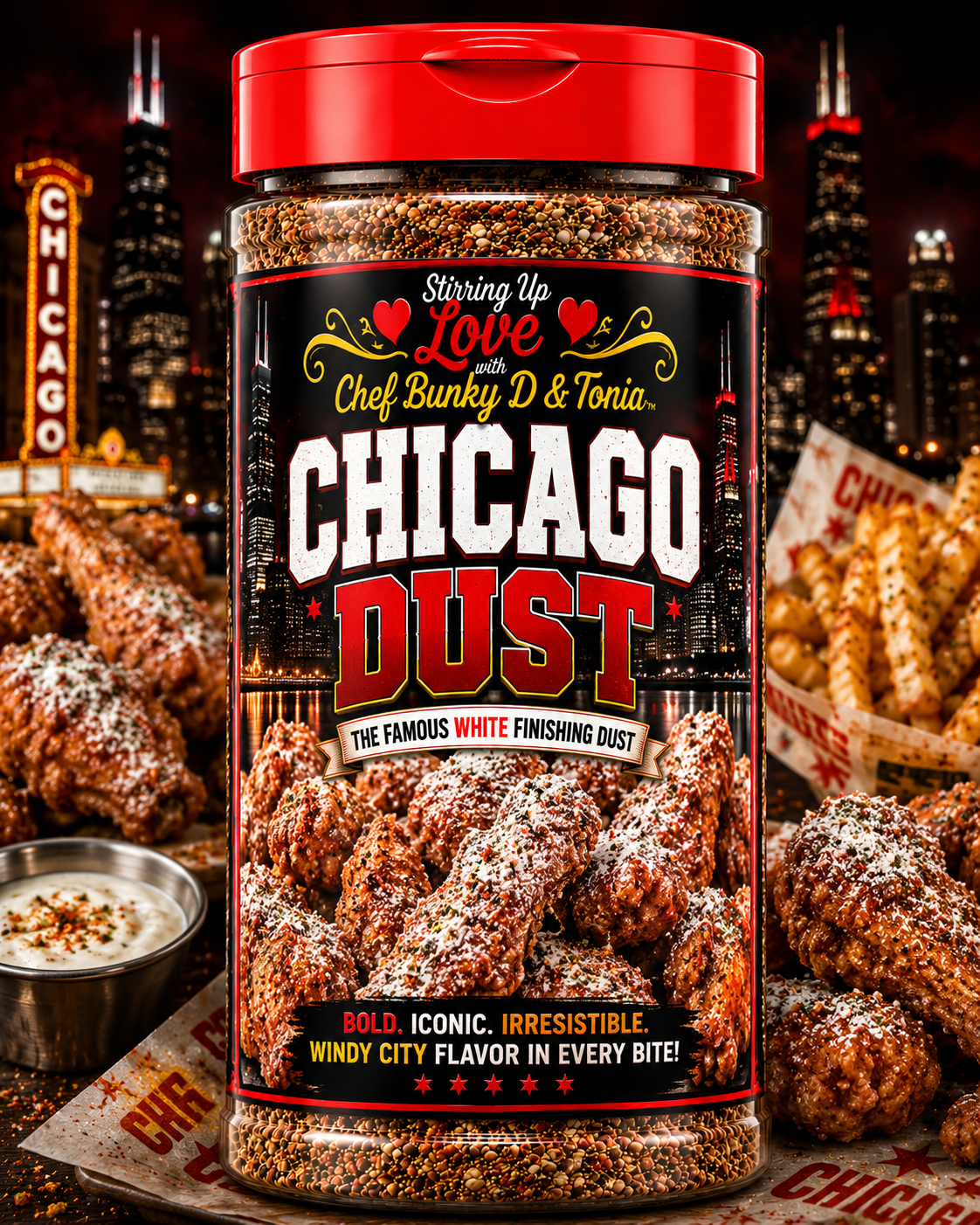 Chicago Dust™ The Famous White Finishing Dust