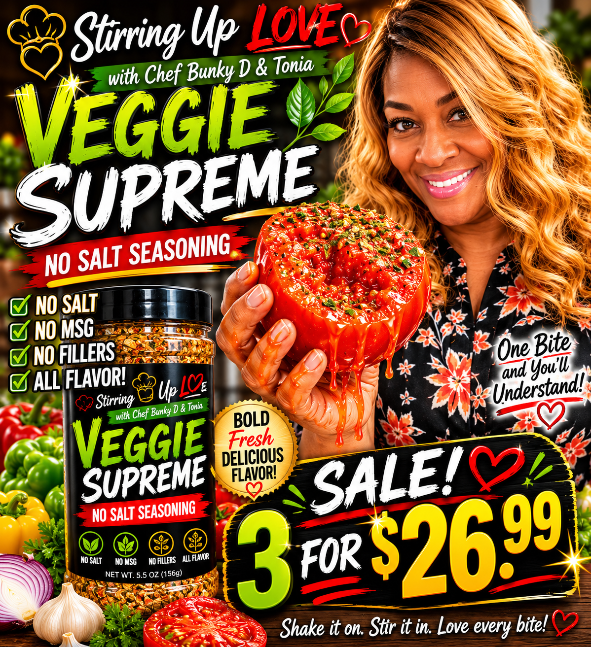 Veggie Supreme Flavor Bundle – 3 Bottles for $26.99