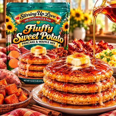 Fluffy Sweet Potato Pancake & Waffle Mix